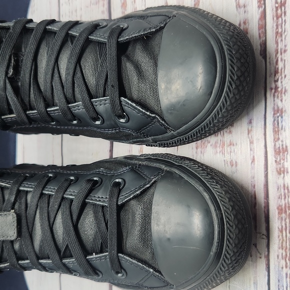 Converse Chuck Taylor High Street Triple Black Sneakers Size Men's 9 - Picture 6 of 12